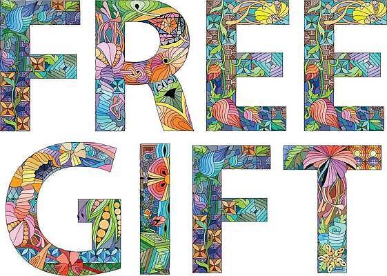 EPS 해외이미지 일러스트 텍스트 사람없음 무료 사은품 젠탱글 해외202309 해외일러스트 상품 파일형식 벡터