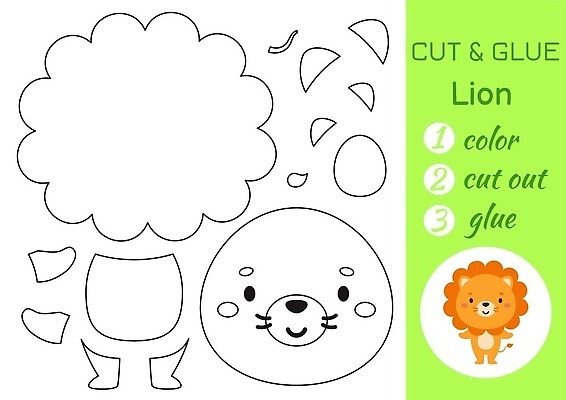 EPS 해외이미지 클립아트 모양 동물 캐릭터 교육 종이 어린이 컬러 일러스트 학교 놀이 기술 미술 책 페인트 유치원 게임 아기 퍼즐 퀴즈 어플리케이션 사자 만화 자르기 연습 그림 반죽 페이지 DIY 걸음마 접착제 벡터 해외202309 해외일러스트 일러캐릭터 포유류 모션 문화예술 사람 취미 풀 접착풀 파일형식