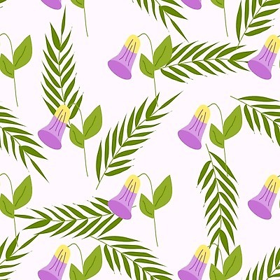 EPS 해외이미지 식물 템플릿 꽃잎 꽃 백그라운드 잎 꽃무늬 패턴 일러스트 자연 벽지 장식 초록색 컬러풀 뷰티 정원 봄 낭만 들꽃 흰색 시골 플랫 인쇄 심플 고립 엘리먼트 벡터 반복 해외202309 해외일러스트 계절 컬러 컨셉 무늬 생태계 파일형식