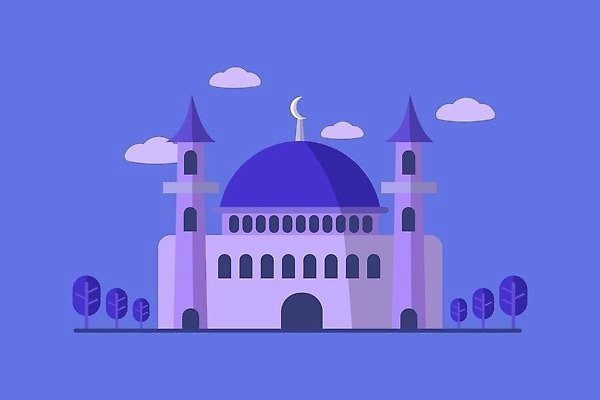 EPS 해외이미지 디자인 종교 문화 여행 일러스트 건축양식 풍경 건물 그래픽 달 기도 축하 플랫 이슬람교 모스크 아랍에미리트 월 두바이 라마단 랜드마크 마스지드 아랍어 벡터 해외202309 해외일러스트 자연요소 건축물 건축 컨셉 중동 날짜 파일형식