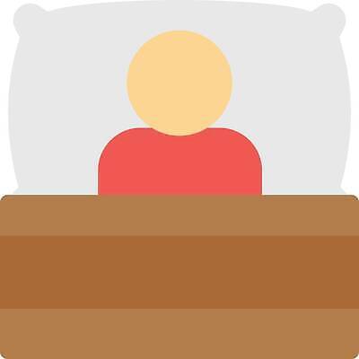 EPS 해외이미지 디자인 선 컨셉 일러스트 가정 베개 휴식 건강 미술 사람 그래픽 픽토그램 침실 방 흰색 침대 잠 플랫 야간 심볼 오브젝트 사인 싱글 고립 벡터 해외202309 해외일러스트 자연요소 컬러 가구 침구 문화예술 파일형식