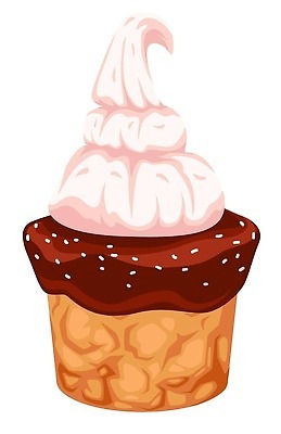 EPS 해외이미지 일러스트 사람없음 쿠키 초콜릿 달콤 컵케이크 엘리먼트 휘핑크림 해외202309 해외일러스트 디저트 케이크 맛 크림 휘핑 파일형식 벡터