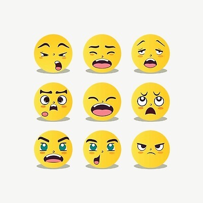 EPS 해외이미지 모양 캐릭터 디자인 행복 얼굴 컬러 백그라운드 컨셉 오렌지 일러스트 추상 미술 미소 그래픽 장식 빨간색 초록색 파란색 세트 픽토그램 노란색 검은색 웹 흰색 원형 플랫 만화 수집 심볼 오브젝트 사인 심플 고립 엘리먼트 벡터 해외202309 해외일러스트 일러캐릭터 도형 감정 무늬 인터넷 과일 문화예술 표정 신체부위 파일형식