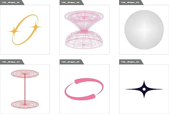 EPS 해외이미지 디자인 선 일러스트 추상 사람없음 그래픽 세트 심볼 기하학 엘리먼트 해외202309 해외일러스트 무늬 파일형식 벡터