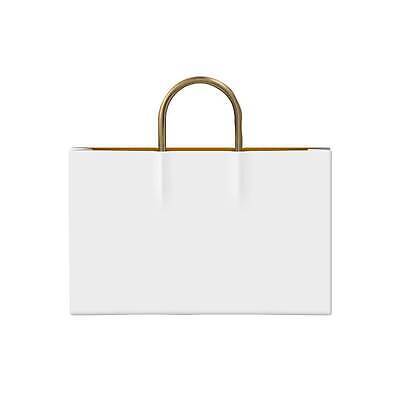 EPS 해외이미지 종이 가방 일러스트 포장 실내 손잡이 선물 쇼핑 세일 우주 상점 공백 재활용 흰색 오픈 황금 고급 구매 상품 컨테이너 오브젝트 상업 패키지 소매 짐싸기 고립 벡터 비어있는 해외202309 해외일러스트 잡화 산업 컬러 컨셉 내부 친환경 파일형식