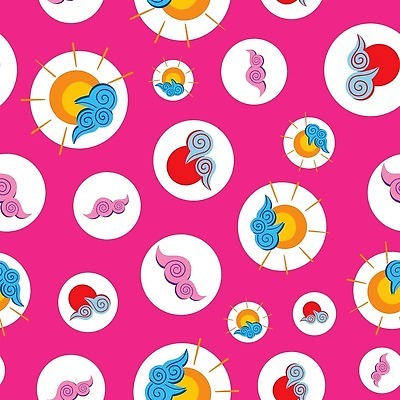 EPS 해외이미지 디자인 파도 바다 분홍색 백그라운드 패턴 일러스트 자연 벽지 표면 아침 날씨 추상 따뜻함 미술 장식 햇빛 태양 광선 직물 뜨거움 원형 인쇄 만화 스타일 벡터 반복 해외202309 해외일러스트 주간 자연요소 도형 컬러 무늬 문화예술 생태계 파일형식