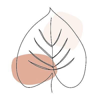 EPS 해외이미지 식물 디자인 선 잎 일러스트 자연 미술 장식 스케치 그림 윤곽 엘리먼트 반복 해외202309 해외일러스트 문화예술 생태계 파일형식 벡터