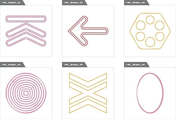 EPS 해외이미지 디자인 화살표 선 일러스트 추상 사람없음 그래픽 세트 심볼 기하학 엘리먼트 해외202309 해외일러스트 무늬 파일형식 벡터