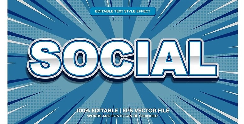 EPS 해외이미지 디자인 일러스트 텍스트 타이포그라피 사람없음 파란색 해외202309 해외일러스트 문자 컬러 파일형식 벡터