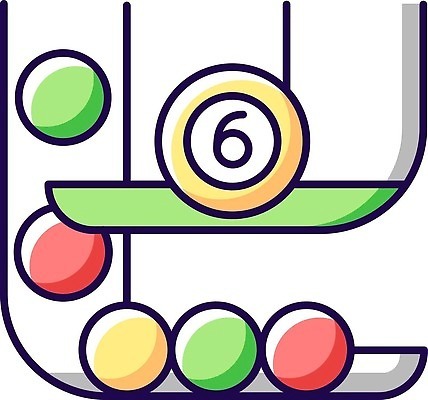 EPS 해외이미지 일러스트 공 사람없음 로또 복권 해외202309 해외일러스트 파일형식 벡터