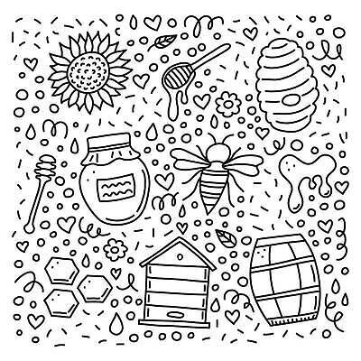 EPS 해외이미지 손 디자인 꽃 포스터 선 음식 일러스트 텍스트 자연 해바라기 건강 목재 숟가락 검은색 소용돌이 흰색 신선 점 항아리 달콤 떨어짐 아침식사 낙서 냄비 상품 만화 스케치 벌 그림 윤곽 손그림 꿀 벌집 내추럴 고립 구성 밀랍 양봉 벡터 해외202309 해외일러스트 나무 식물 컬러 곤충 컨셉 재료 수저 미술 신체부위 식사 회오리 도자기 맛 솥 생태계 파일형식