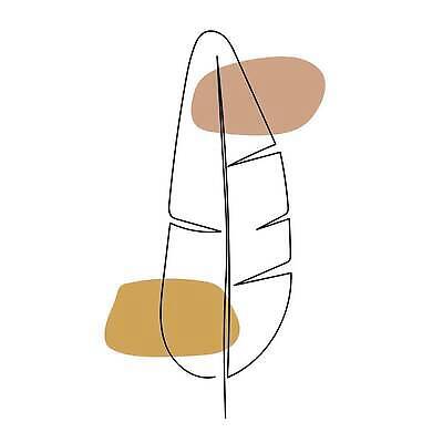 EPS 해외이미지 식물 디자인 선 잎 일러스트 자연 바나나 미술 장식 스케치 그림 윤곽 엘리먼트 반복 해외202309 해외일러스트 과일 문화예술 생태계 파일형식 벡터