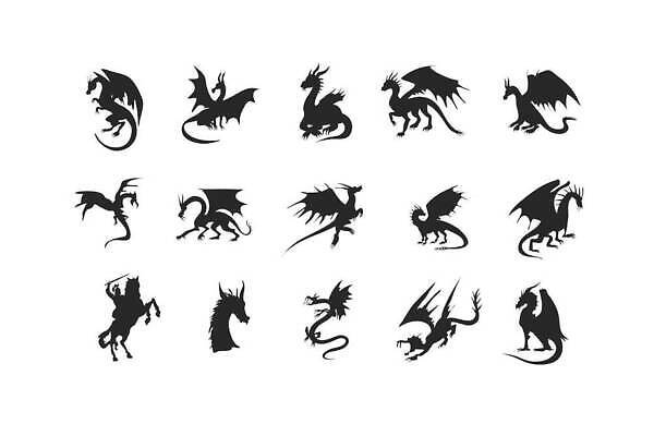 EPS 해외이미지 클립아트 모양 동물 디자인 실루엣 일러스트 파충류 동화 추상 요정 이야기 미술 세트 중국 용 중세 신비 악마 만화 스케치 수집 문신 꼬리 클립 신화 공상 천문학 마법 영웅 나쁜 고립 몬스터 엘리먼트 전설 활자 환상 벡터 해외202309 해외일러스트 교육 아시아 컨셉 무늬 문화예술 촬영기법 역사 활자판 파일형식