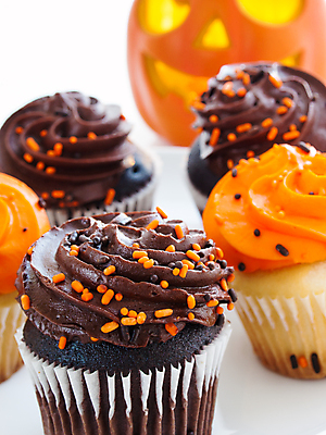 포토 JPG 해외이미지 사탕 사람없음 할로윈 컵케이크 잭오랜턴 해외202309 해외포토 디저트 케이크 파일형식