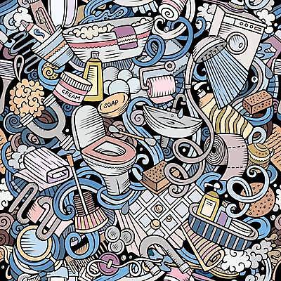 EPS 해외이미지 백그라운드 패턴 일러스트 추상 욕조 사람없음 위생용품 컬러풀 거품 거울 매트 솔 낙서 칫솔 세면대 비누 샤워기 치약 변기 세탁기 샴푸 스펀지 두루마리화장지 해외202309 해외일러스트 컬러 생활용품 무늬 가전제품 화장지 파일형식 벡터