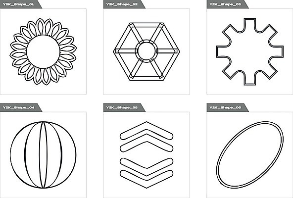 EPS 해외이미지 디자인 화살표 일러스트 추상 사람없음 그래픽 세트 검은색 원형 라인아트 육각형 기하학 해외202309 해외일러스트 도형 선 컬러 무늬 파일형식 벡터