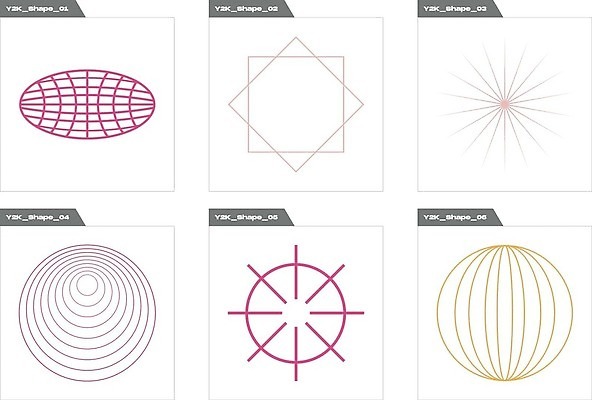 EPS 해외이미지 디자인 선 일러스트 추상 사람없음 그래픽 세트 심볼 기하학 엘리먼트 해외202309 해외일러스트 무늬 파일형식 벡터