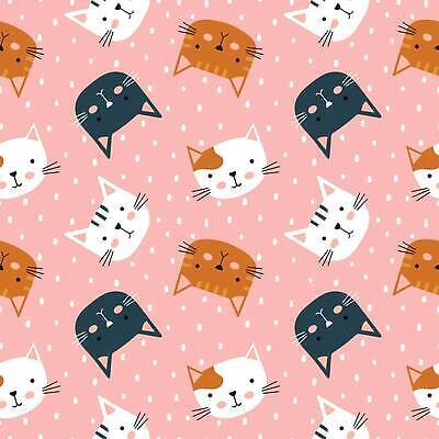 EPS 해외이미지 백그라운드 패턴 일러스트 사람없음 귀여움 물방울무늬 고양이캐릭터 해외202309 해외일러스트 동물캐릭터 컨셉 무늬 고양이 파일형식 벡터