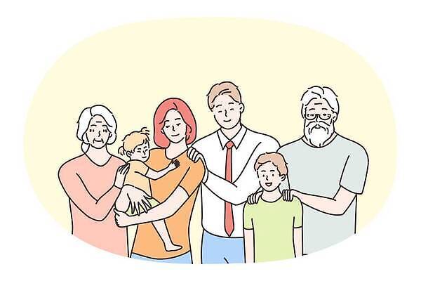 EPS 해외이미지 라이프스타일 커플 여자 할아버지 남자 딸 행복 아들 할머니 어린이 일러스트 가족 관계 놀이 엄마 남편 휴가 함께함 건강 사랑 미소 사람 소년 야외 육아 아기 신생아 아내 아빠 플랫 만화 스케치 세대 돌봄 조부모 해외202309 해외일러스트 노년 감정 컨셉 모션 표정 미술 생활 파일형식 벡터