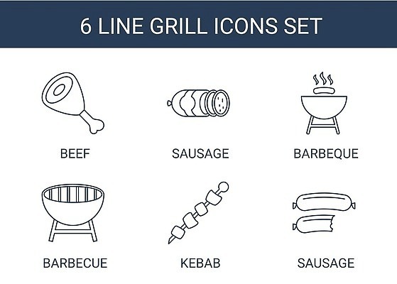 EPS 해외이미지 디자인 음식 조각 백그라운드 포크 컨셉 일러스트 육류 요리 여름 세트 소풍 파티 식당 검은색 식사 저녁식사 소고기 흰색 신선 뜨거움 소 소시지 맛 그릴 바비큐 심볼 오브젝트 사인 점심식사 고립 케밥 프랑크푸르트 벡터 해외202309 해외일러스트 식기 계절 컬러 식재료 포유류 주방용품 독일 이벤트 야외활동 상점 도시 가공식품 파일형식