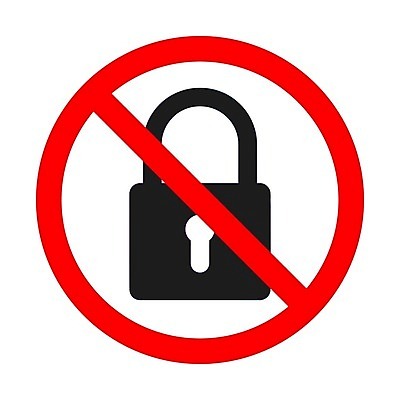 EPS 해외이미지 일러스트 자물쇠 경고 사람없음 픽토그램 금지 심볼 잠금 해외202309 해외일러스트 보안 파일형식 벡터