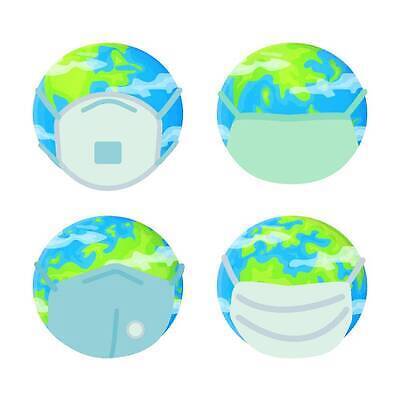 EPS 해외이미지 디자인 지구 컨셉 일러스트 자연 건강 마스크 안전 그래픽 세트 세계 글로벌 약 지구본 환경 행성 고통 오염 호흡기관 플랫 바이러스 보호 질병 위험 만화 심볼 사인 예방 감염 백신 생태학 위생관리 인플루엔자 전염병 벡터 코로나바이러스 해외202309 해외일러스트 교육 감정 의학 관리 우주 장기_의학 생태계 파일형식