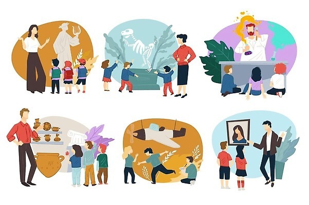 EPS 해외이미지 캐릭터 학생 교육 어린이 과학 여행 일러스트 가이드 학교 유물 비행기 미술 설명 사람 소년 학습 스터디 세트 교사 전시 유치원 그룹 역사 미술관 전시회 그리스 박물관 성적 고고학 초보 벡터 해외202309 해외일러스트 일러캐릭터 직업 전통 남자 유럽 항공교통 모션 문화예술 대중교통 파일형식