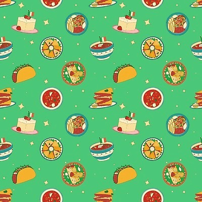 EPS 해외이미지 전통 접시 배너 문화 음식 컨셉 패턴 채소 일러스트 자연 고추 멕시코 육류 요리 컬러풀 식사 치킨 샐러드 수확 뜨거움 플랫 만화 먹기 향신료 매움 복고 라임 후추 타코 점심식사 고립 전국 벡터 해외202309 해외일러스트 식기 컬러 북아메리카 무늬 농업 과일 식재료 모션 맛 생태계 닭고기요리 향미료 파일형식