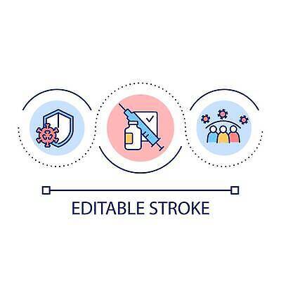 EPS 해외이미지 아이콘 편집 선 컬러 컨셉 일러스트 추상 건강 미술 그래픽 가로 픽토그램 웹 인포그래픽 원형 플랫 바이러스 보호 질병 심볼 그림 예방 윤곽 감염 슛 번짐 전염 감시 시스템 주사약 일반 면역력 복잡 얇은 예방접종 전염병 타격 벡터 코로나바이러스 해외202309 해외일러스트 도형 무늬 인터넷 의학 모션 문화예술 약 접종 파일형식 효과