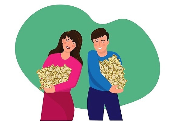 EPS 해외이미지 디자인 행복 감정 종이 컨셉 돈 일러스트 비즈니스 성공 미소 사람 금융 경제 세일 쌓기 달러 기쁨 흐름 흰색 구매 가득함 복고 투자 만들기 제비 계산서 대출 항공촬영 빚 복권 수입 스타일 많음 벡터 해외202309 해외일러스트 뷰포인트 컬러 모션 조류 표정 쇼핑 재산 파일형식