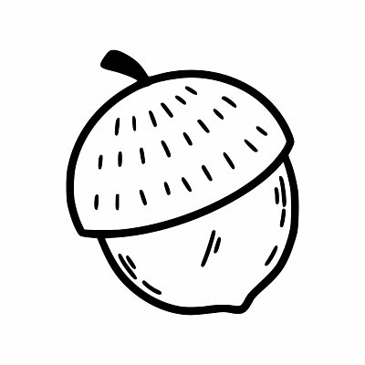 EPS 해외이미지 손 열매 선 음식 일러스트 장식 낙서 스케치 심볼 오브젝트 사인 그림 엽서 윤곽 도토리 엘리먼트 맛있는 해외202309 해외일러스트 식물 미술 신체부위 견과류 편지 파일형식 벡터