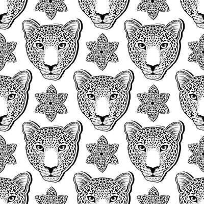 EPS 해외이미지 모양 동물 캐릭터 디자인 꽃 얼굴 선 백그라운드 패턴 일러스트 자연 털 미술 그래픽 머리 검은색 힘 흰색 점 낙서 인쇄 그림 질감 육식동물 사냥꾼 표범 엘리먼트 총구 스타일 벡터 해외202309 해외일러스트 일러캐릭터 식물 직업 컬러 무늬 포유류 문화예술 신체부위 생태계 파일형식