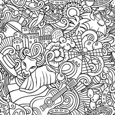 EPS 해외이미지 라이프스타일 유럽 문화 음식 여행 라인일러스트 일러스트 건축양식 자연 벽지 휴가 풍경 야외 축제 기타 역사 스페인 재산 낙서 만화 스케치 타일 오브젝트 황소 윤곽 바르셀로나 랜드마크 마드리드 스페인어 타파스 플라멩코 해외202309 해외일러스트 건축 나라 예술 현악기 미술 생활 금융 세계문화유산 소 애피타이저 생태계 파일형식 벡터