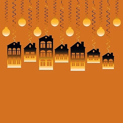 EPS 해외이미지 디자인 배너 백그라운드 일러스트 모바일 아파트 주택 내부 책 세일 공책 정사각형 엽서 대여 엘리먼트 항목 해외202309 해외일러스트 도형 문구용품 건물 편지 파일형식 벡터