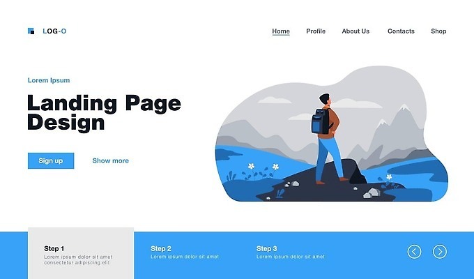 EPS 해외이미지 캐릭터 응시 남자 여행 컨셉 일러스트 배낭 자연 산 서기 사람 풍경 소년 야외 여행객 계곡 트래킹 캠핑 탐험 황무지 플랫 정상 모험가 발견 절정 하이커 벡터 해외202309 해외일러스트 일러캐릭터 시선 어린이 가방 모션 레저 생태계 파일형식