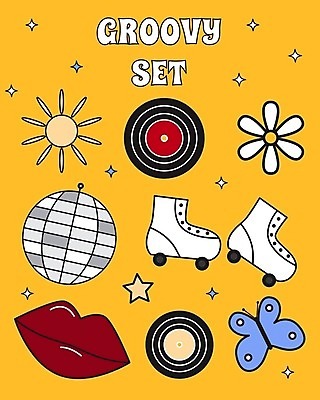 EPS 해외이미지 꽃 별 나비 일러스트 사람없음 반짝임 세트 태양 노란색 오브젝트 복고 미러볼 입술모양 롤러스케이트화 키치 Y2K 해외202309 해외일러스트 자연요소 모양 식물 컬러 곤충 컨셉 모션 장식 롤러블레이드 파일형식 벡터