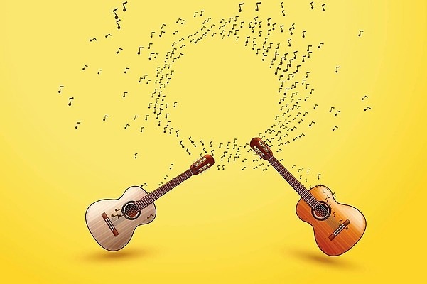 EPS 해외이미지 모양 1 디자인 배너 실루엣 포스터 문화 줄 음악 백그라운드 패턴 일러스트 노래 놀이 추상 아이디어 미술 여러명 그래픽 갈색 검은색 쪽지 소리 콘서트 연주자 음악가 장비 흰색 기구 기타 원형 오브젝트 사인 질감 복고 기타리스트 시트 재즈 고립 멜로디 뮤지컬 인기 스타일 벡터 해외202309 해외일러스트 도형 직업 컬러 다수 컨셉 무늬 현악기 문화예술 촬영기법 사람 공연 파일형식