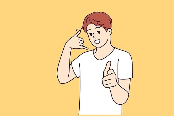 EPS 해외이미지 남자 일러스트 말하기 한명 서기 손짓 상반신 성인 가리킴 통화 성인남자한명만 해외202309 해외일러스트 1 모션 사람 남자한명만 성인남자만 파일형식 벡터