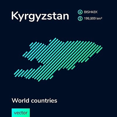 EPS 해외이미지 모양 디자인 배너 실루엣 포스터 아시아 선 백그라운드 컨셉 일러스트 추상 경사 그래픽 초록색 파란색 세계 디지털 어둠 줄무늬 흰색 발표 주름 플랫 땅 민트 심볼 질감 심플 윤곽 네온 기하학 고립 공화국 수도권 터키석 벡터 키르기스스탄 국경 해외202309 해외일러스트 나라 컬러 무늬 촬영기법 보석 허브 지역 중앙아시아 파일형식