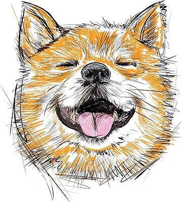 EPS 해외이미지 모양 동물 캐릭터 디자인 행복 얼굴 컨셉 일러스트 잉크 미술 미소 그래픽 반려동물 머리 가축 개 강아지 낙서 스케치 문신 그림 고립 유래 벡터 경비견 해외202309 해외일러스트 일러캐릭터 감정 포유류 문화예술 표정 신체부위 파일형식