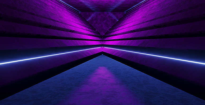 포토 JPG 해외이미지 디자인 과학 백그라운드 컨셉 일러스트 추상 미래 실내 사람없음 내부 파란색 빛 3D 디지털 검은색 어둠 방 외계인 복도 실험실 우주선 그런지 비어있는 해외202309 해외일러스트 컬러 무늬 실험 우주 미확인물체 디지털합성 파일형식