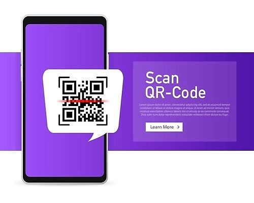 EPS 해외이미지 일러스트 기술 사람없음 스마트폰 디지털 보라색 암호 어플리케이션 구매 스마트 스캔 해외202309 해외일러스트 컬러 컨셉 핸드폰 스마트기기 쇼핑 파일형식 벡터