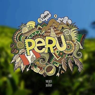 EPS 해외이미지 일러스트 화살 사람없음 원두 낙서 가득함 열대과일 마추픽추 페루 드림캐쳐 레터링 해외202309 해외일러스트 커피 과일 장식 남아메리카 파일형식 벡터