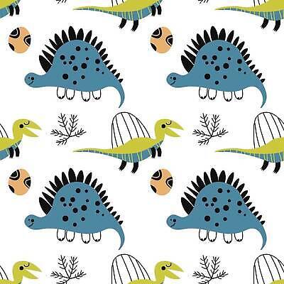 EPS 해외이미지 잎 패턴 일러스트 사람없음 초록색 파란색 귀여움 공룡 공룡캐릭터 공룡알 해외202309 해외일러스트 일러캐릭터 식물 캐릭터 컬러 컨셉 무늬 파충류 알 파일형식 벡터