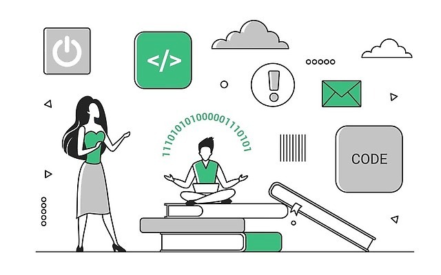 EPS 해외이미지 디자인 인터넷 일러스트 회사 기술 컴퓨터 사무실 홈페이지 디지털 모니터 성장 네트워크 엔지니어 암호 어플리케이션 종업원 사이버 책상 분석 페이지 시스템 개발 대본 소프트웨어 인터페이스 지원 착륙 프로그래머 프로그래밍 프로그램 프로젝트 프리랜서 네트워킹 코딩 브레인스토밍 해외202309 해외일러스트 직업 가구 컨셉 비즈니스 전자제품 작업 기술자 컴퓨터교육 파일형식 벡터