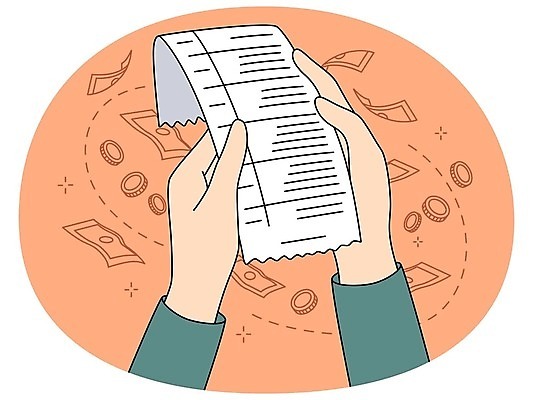 EPS 해외이미지 손 지폐 일러스트 신체부위 동전 영수증 해외일러스트 돈 사람 금융 파일형식 벡터