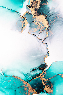 포토 JPG 해외이미지 백그라운드 사람없음 금색 혼합 청록색 대리석 해외포토 컬러 재료 파일형식