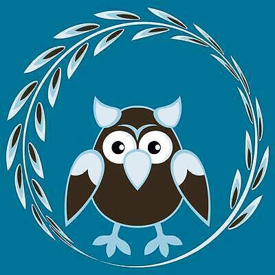 EPS 해외이미지 디자인 어린이 백그라운드 일러스트 조류 내부 책 공책 만화 그림 정사각형 부엉이 엘리먼트 항목 방식 해외202309 해외일러스트 도형 동물 문구용품 사람 파일형식 벡터