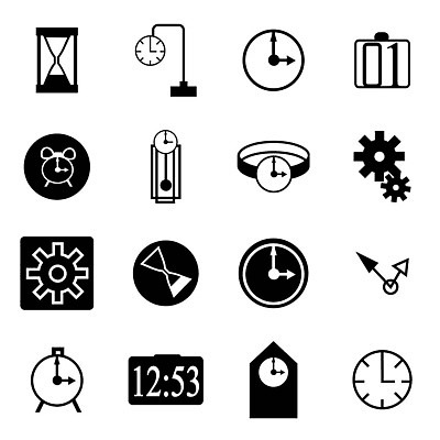 EPS 해외이미지 실루엣 시계 일러스트 비즈니스 세트 픽토그램 디지털 검은색 시간 원형 수집 심볼 손목시계 사인 속도 공포 기어 타이머 고립 분 인터페이스 초시계 벡터 해외202309 해외일러스트 도형 컬러 장신구 촬영기법 파일형식