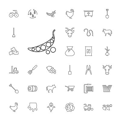 EPS 해외이미지 디자인 실루엣 음식 백그라운드 밭 농업 가방 일러스트 자연 포도 양파 염소 함께함 물 세트 농장 정원 치킨 수확 흰색 도구 바퀴 소 볏짚 삽 심볼 오브젝트 사인 완두콩 양배추 자루 진흙 호스 트랙터 젖 고립 땅바닥 쇠스랑 벡터 해외202309 해외일러스트 자연요소 잡화 산업 컬러 컨셉 채소 과일 포유류 콩 바닥 촬영기법 짚 농기계 생태계 특수차량 닭고기요리 파일형식